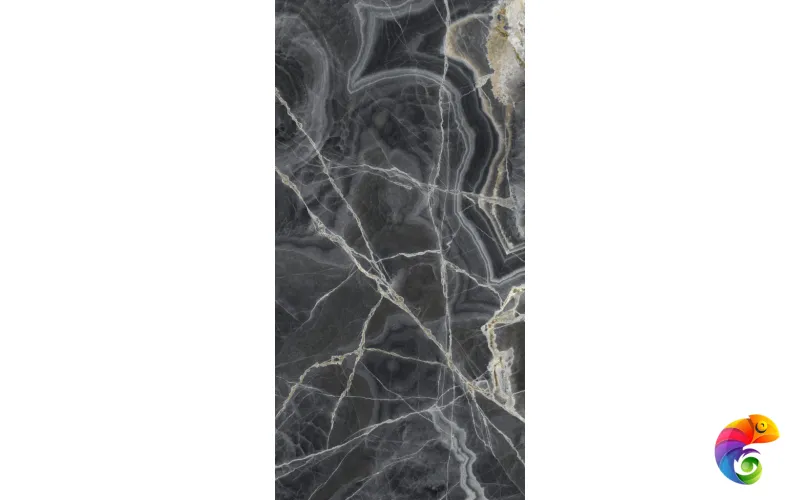 Керамогранит Ultra Onici ONICE NERO Lucidato Shiny (LS) 300x150 6mm