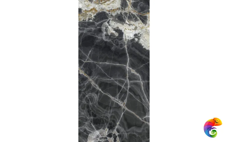 Керамогранит Ultra Onici ONICE NERO Lucidato Shiny (LS) 300x150 6mm