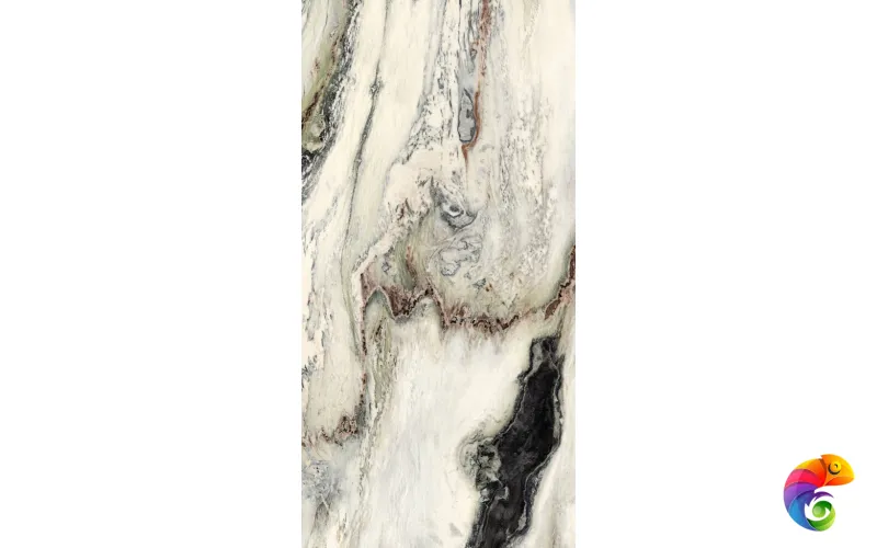 Керамогранит Ultra Marmi Panda White Glint (300х150) 6mm UM6G300690
