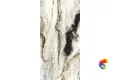 Керамогранит Ultra Marmi Panda White Glint (300х150) 6mm UM6G300690