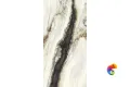 Керамогранит Ultra Marmi Panda White Glint (300х150) 6mm UM6G300690