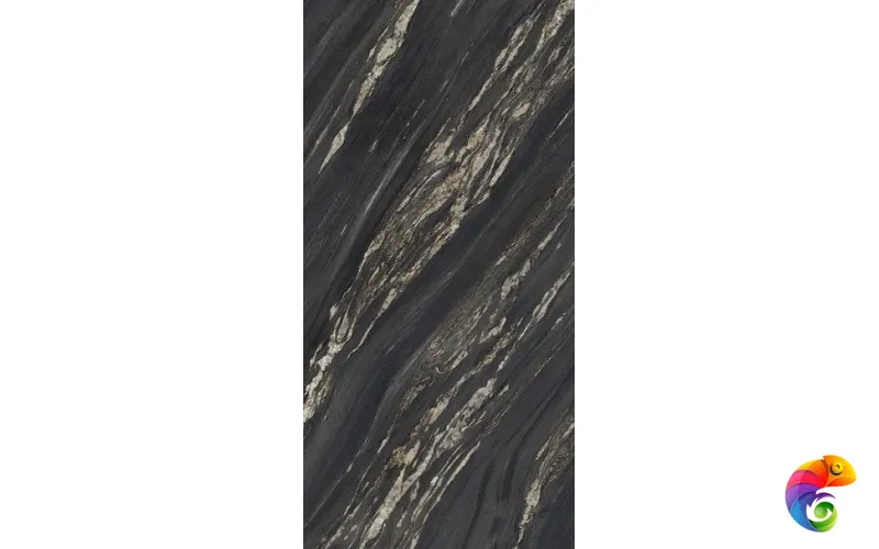 Керамогранит Ultra Marmi TROPICAL BLACK Lucidato Shiny (LS) 150x75 6mm