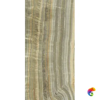 Ultra Onici GREEN ONYX VEIN Cut Luc. Shiny (300х150) 6mm
