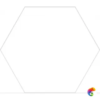 Basic White Hex25 (25x22)