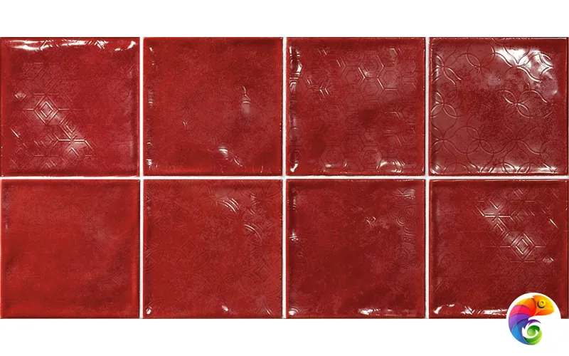 DECORADO CHIC CARMIN 15*15 (стена) 1м(44шт)/96м