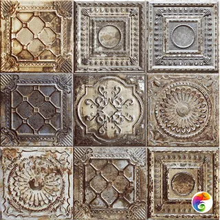 RUSTY MIX 20*20 (стена) 1к-1м(25шт)/100м