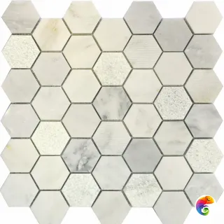 QS-Hex003-3f-48P/10 30,5*30,5 (Мозаика) 0,93м(10ш)