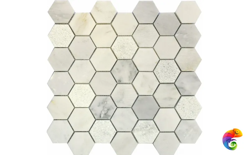 QS-Hex003-3f-48P/10 30,5*30,5 (Мозаика) 0,93м(10ш)