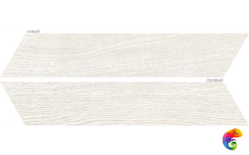 ELEGANCE WHITE CHEV 8*40 (лев+прав 0,064м) 0,96м