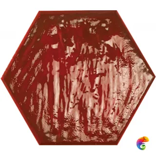 RAIN BORDEAUX HEX 19,8*22,8 (КГ) 0,84м(24шт)/40,32м