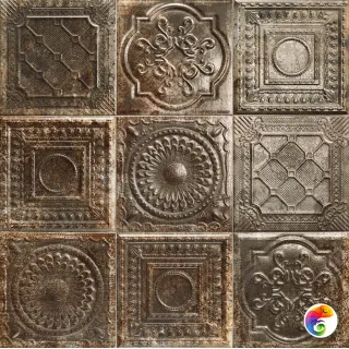 RUSTY NERO 20*20 (стена) 1к-1м(25шт)/100м