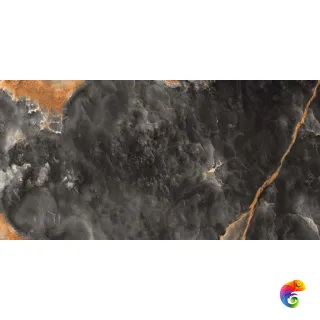 VOLCANIC NERO SHINY SUGAR 60x120x0,9 (1,44м/2шт)