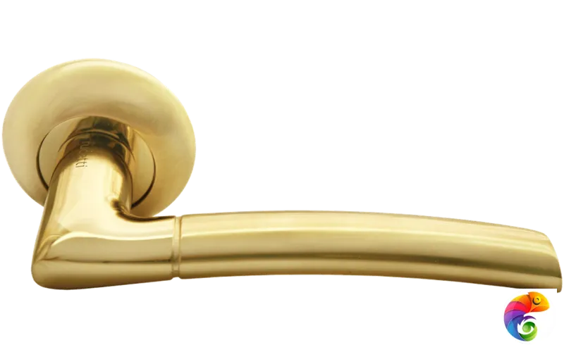 Ручка дверная RAP 6 золото матовое/золото  MSK-9008774