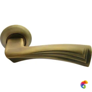 Ручка дверная "Волны" MH-34 кофе  MSK-9010147