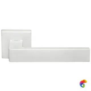 Ручка дверная HORIZONT-SQ белый  MSK-9012303