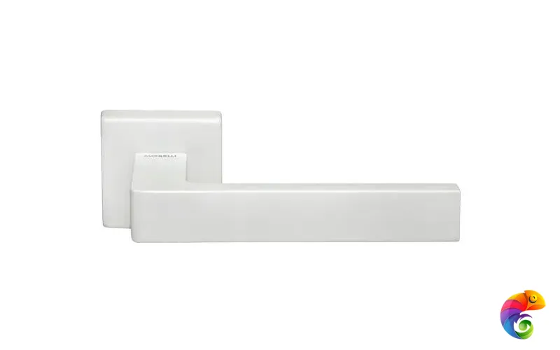 Ручка дверная HORIZONT-SQ белый  MSK-9012303