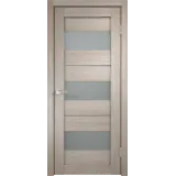 Дверное полотно Экошпон DUPLEX 12 800х2000 цвет Капучино стекло Мателюкс Левое/Правое VD011439