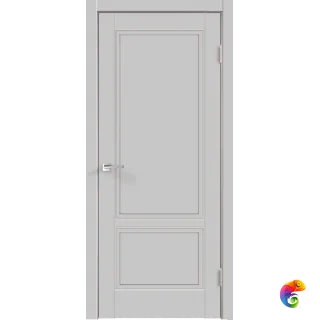 Дверное полотно Эмаль SCANDI 2P 600х2000 цвет Светло-серый Левое/Правое VD1002099