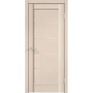 Дверное полотно SoftTouch SoftTouch PREMIER 1 600х2000 цвет Ясень капучино структурный стекло Лакобель белое Левое/Правое VD1030433