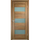 Дверное полотно Экошпон DUPLEX 12 700х2000 цвет Дуб золотой (арт. 14012) стекло Мателюкс Левое/Правое VD161565