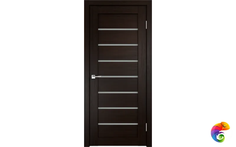 Дверное полотно 3D FLEX UNICA 1 900х2000 цвет Венге стекло Мателюкс Левое/Правое VD500088