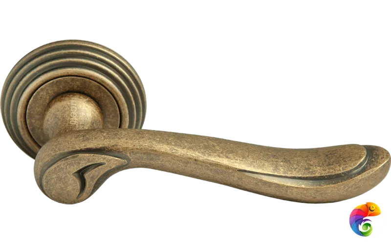 Ручка дверная RAP-CLASSIC-L 6 бронза старая матовая  MSK-9011229