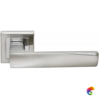 Ручка дверная RAP 14 никель белый/хром  MSK-9010412