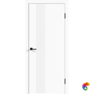 Дверное полотно Эмаль Scandi 3D 1 600х2000 цвет Белый Левое/Правое VD1002626