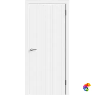 Дверное полотно Эмаль Scandi 3D 2 700х2000 цвет Белый Левое/Правое VD1004032
