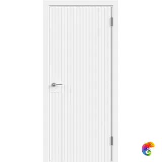 Дверное полотно Эмаль Scandi 3D 5 900х2000 цвет Белый Левое/Правое VD1004283