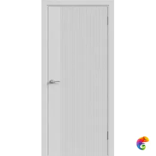 Дверное полотно Эмаль Scandi 3D 2 600х2000 цвет Светло-серый Левое/Правое VD1005098