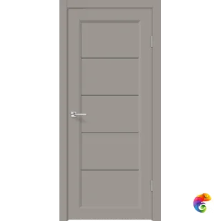 Дверное полотно EMALUX STYLE 1 со стеклом 900х2000 цвет Макиато стекло Мателюкс Графит Левое/Правое VD1291888