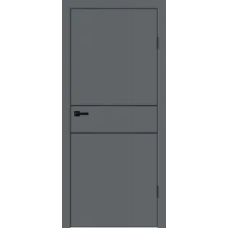 Дверное полотно EMALUX TECHNO BLACK H2 700х2000 цвет Вулкан Левое/Правое VD1300294