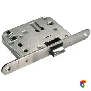 Защелка сантехническая скругленная О2070 никель матовый  MSK-9009250