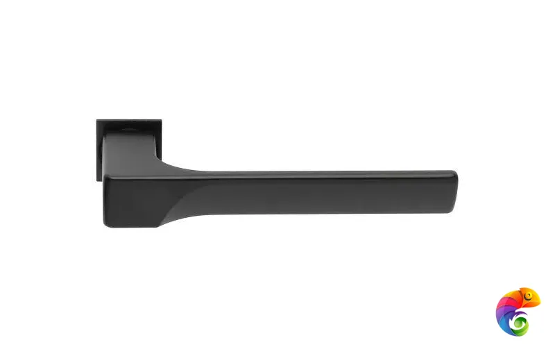 Ручка дверная FIORD-SM с невидимой квадратной розеткой черный  MSK-9012734