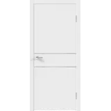 Дверное полотно Экошпон Galant H2 900х2000 цвет Белый Эмалит Левое/Правое VD023907