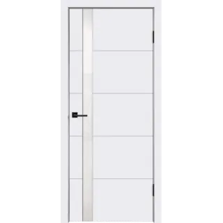 Дверное полотно Эмаль SCANDI F Z1 900х2000 цвет Белый стекло Лакобель белое Левое/Правое VD1000025