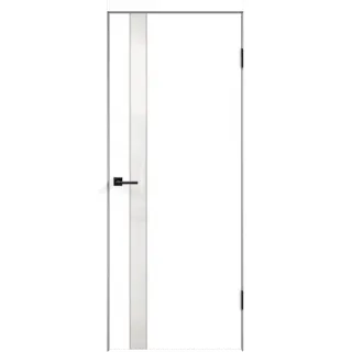 Дверное полотно Эмаль SCANDI 1 Z1 800х2000 цвет Белый стекло Лакобель белое Левое/Правое VD1000317