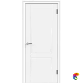 Дверное полотно Эмаль SCANDI NEO 6 глухое 800х2000 цвет Белый Левое/Правое VD1006412