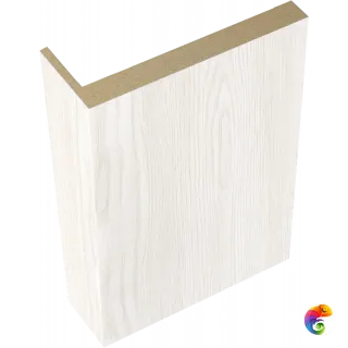 Наличник телескопический L 8мм ECO FLEX Цвет Дуб Бьянко 70х25х2200  VD1050098