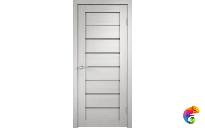 Дверное полотно 3D FLEX UNICA 1 900х2000 цвет Белый стекло Мателюкс Левое/Правое VD500092