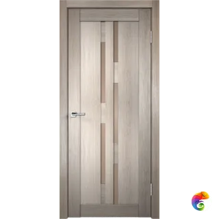 Дверное полотно 3D FLEX UNICA 7 600х2000 цвет Капучино стекло Бронза Левое/Правое VD500343