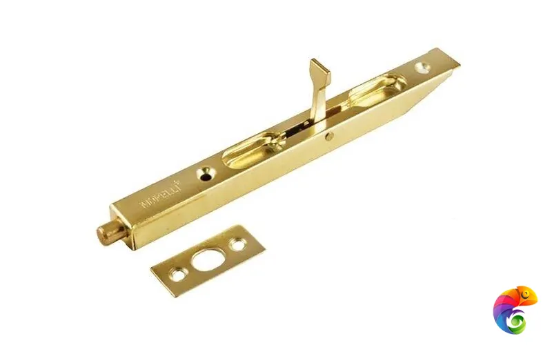 Шпингалет торцевой L160 золото  MSK-9008918