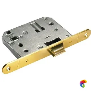 Защелка сантехническая скругленная О2070 золото  MSK-9009249