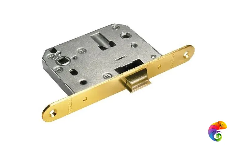 Защелка сантехническая скругленная О2070 золото  MSK-9009249