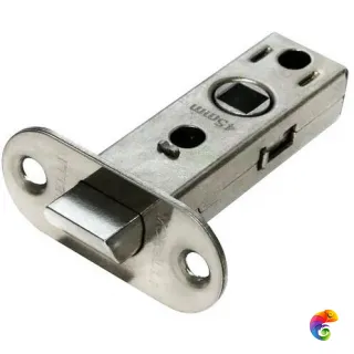 Защелка скругленная межкомнатная OL6-45 никель матовый  MSK-9010450