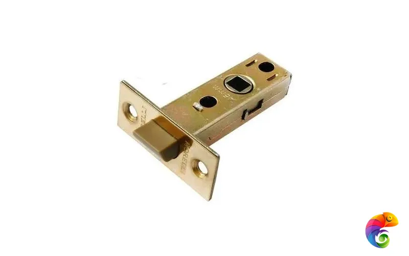 Защелка межкомнатная, с пластиковым язычком LP6-45 золото  MSK-9010489