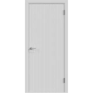 Дверное полотно Эмаль Scandi 3D 5 600х2000 цвет Светло-серый Левое/Правое VD1004064