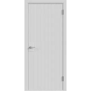 Дверное полотно Эмаль Scandi 3D 5 800х2000 цвет Светло-серый Левое/Правое VD1004065