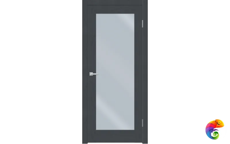 Дверное полотно SoftTouch ALTO 4Z 700х2000 цвет Ясень графит структурный филенка + зеркало Левое/Правое VD1036513